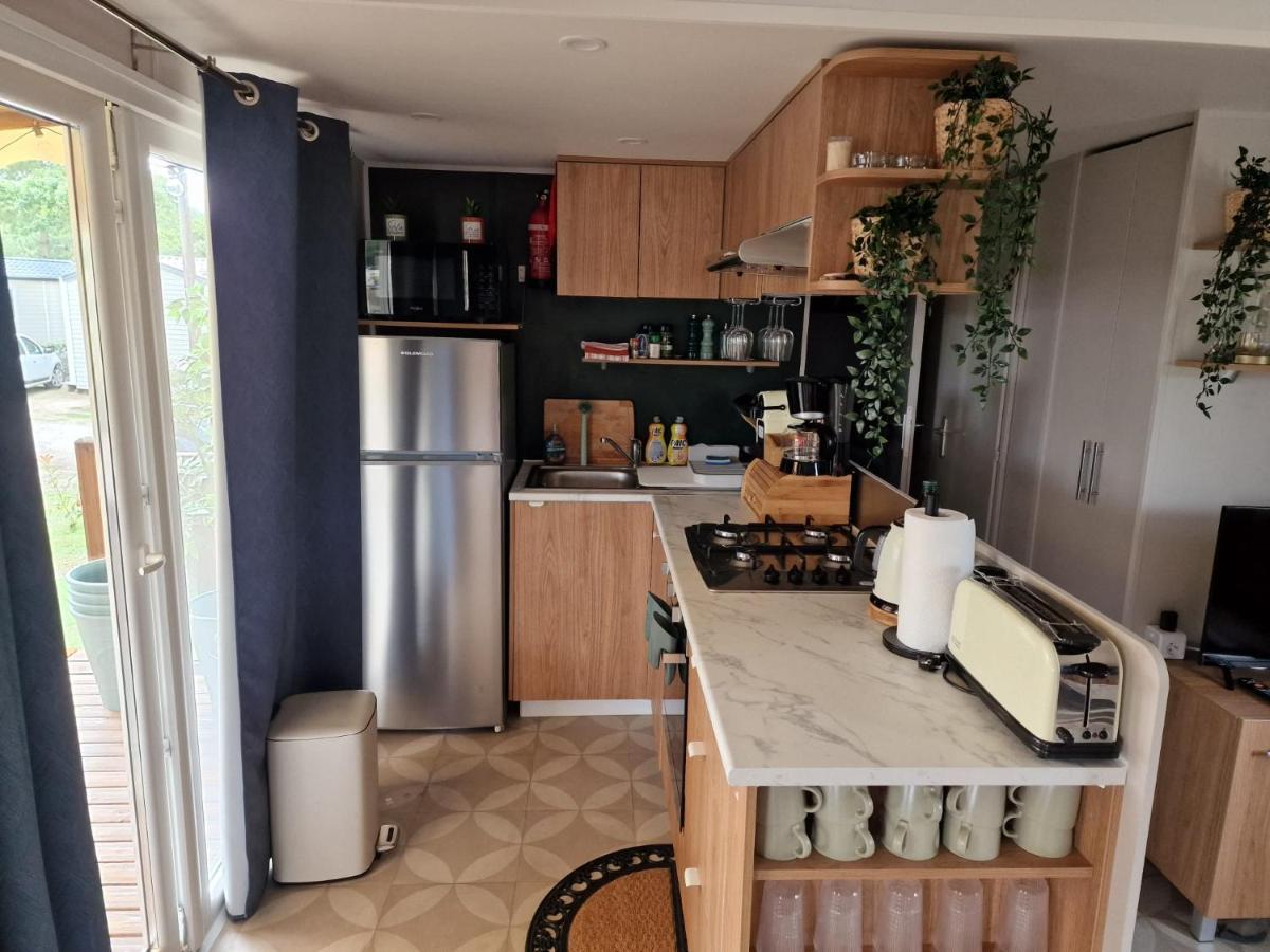 Mobil Home Camping Siblu Les Viviers Cap Ferret Claouey Exteriör bild